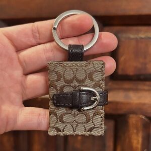 Coach photo frame keychain